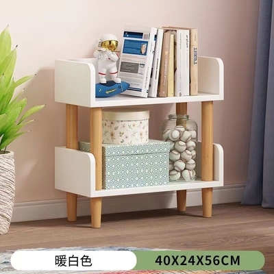 침실 다중-컬러를 위한 OEM 홀로 서 있는 파티클 보드 책장 2 선반 나무 책장