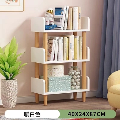 침실 다중-컬러를 위한 OEM 홀로 서 있는 파티클 보드 책장 2 선반 나무 책장